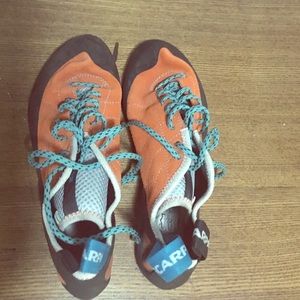 Scarpa climbing shoes